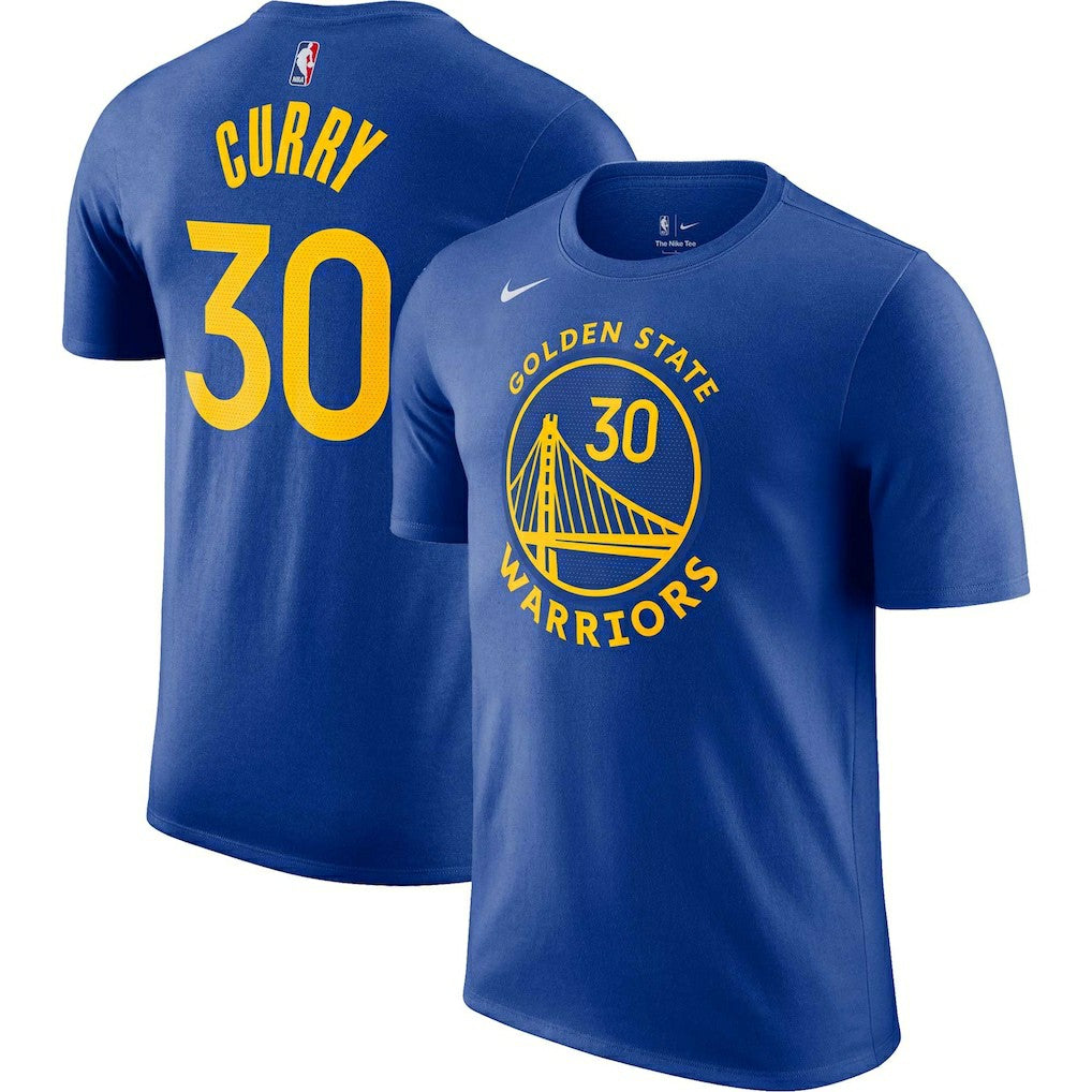 Stephen Curry Golden State Warriors Icon 2022/23 Name & Number T-Shirt for sale Royal | Nike outlet