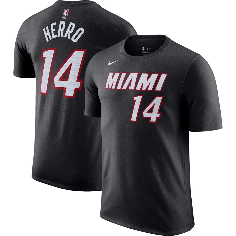Tyler Herro Miami Heat Icon 2022/23 Name & Number T-Shirt Black | Nike for sale