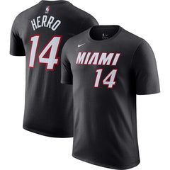 Tyler Herro Miami Heat Icon 2022/23 Name & Number T-Shirt Black | Nike for sale