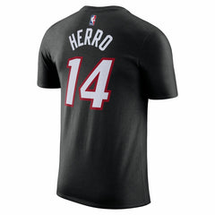 Tyler Herro Miami Heat Icon 2022/23 Name & Number T-Shirt Black | Nike for sale