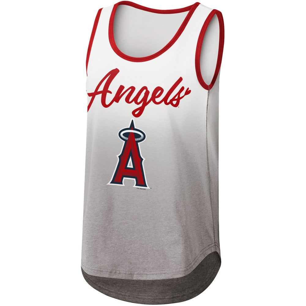 Los Angeles Angels G-III 4Her by Carl Banks Women's Logo Opening Day Tank Top - White - MLB Lifestyle