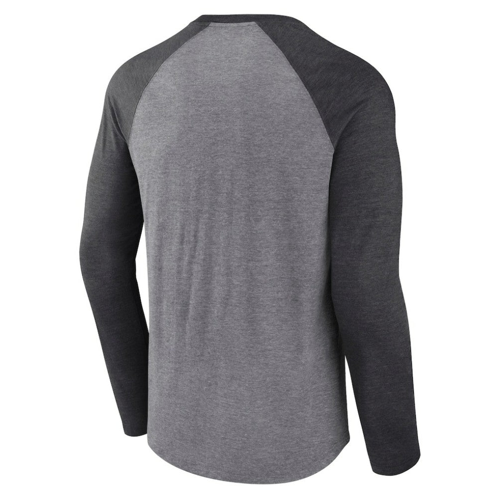 Ottawa Senators Fanatics Special Edition Long Sleeve Tri-Blend Raglan T-Shirt - Heather Gray - NHL 4659622