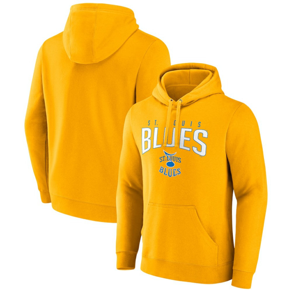 St. Louis Blues Fanatics Special Edition 2.0 Wordmark Pullover Hoodie - Gold - NHL 4659670