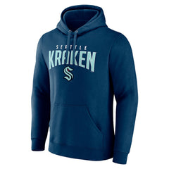 Seattle Kraken Fanatics Special Edition 2.0 Wordmark Pullover Hoodie - Navy - NHL 4659696