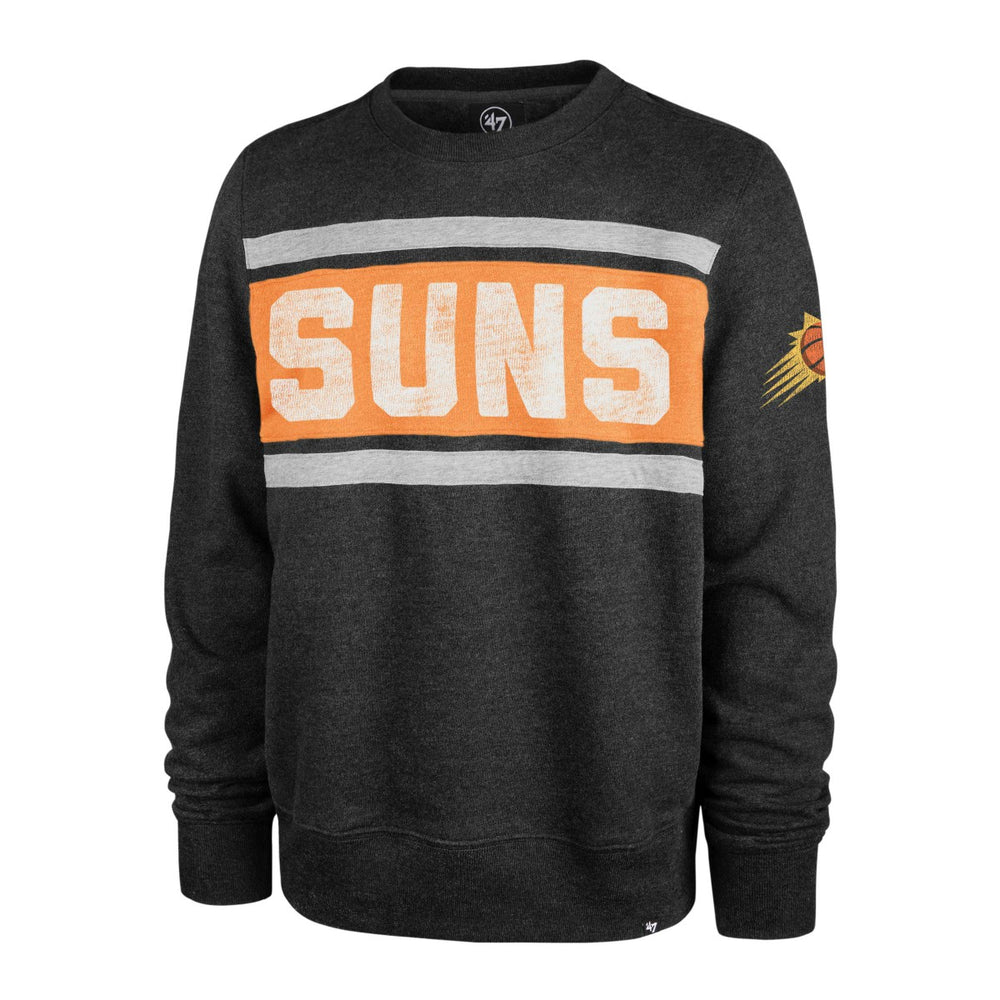 Phoenix Suns '47 Tribeca Emerson Pullover Sweatshirt Heather Black | 47 brand outlet