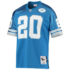 Mitchell & Ness Barry Sanders Detroit Lions 1991 Authentic Throwback Retired Player Jersey Blue