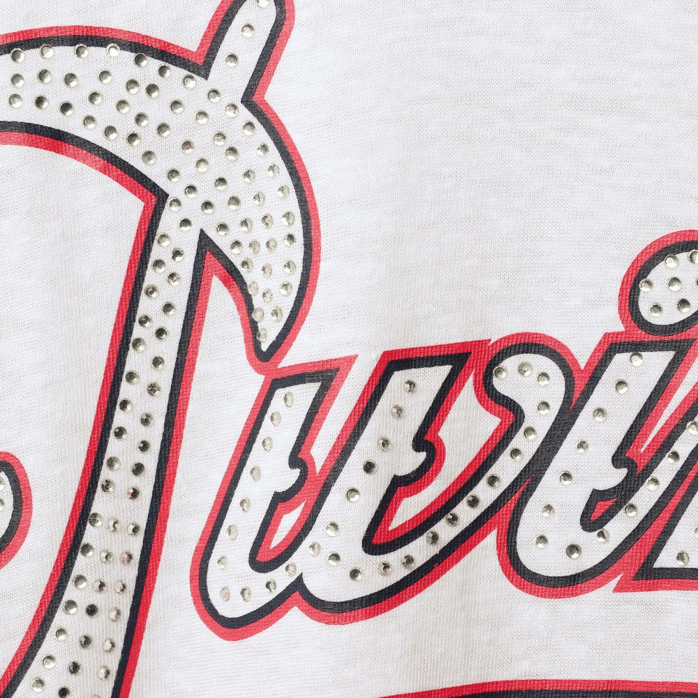 Minnesota Twins Touch Women's Base Runner 3/4-Sleeve V-Neck T-Shirt - White/Red - MLB on Sale