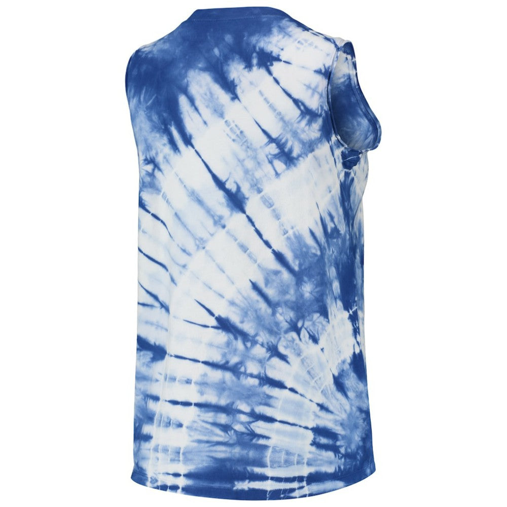 Chicago Cubs Touch Women's Money Ball Tie-Dye Tank Top - Royal - MLB Online