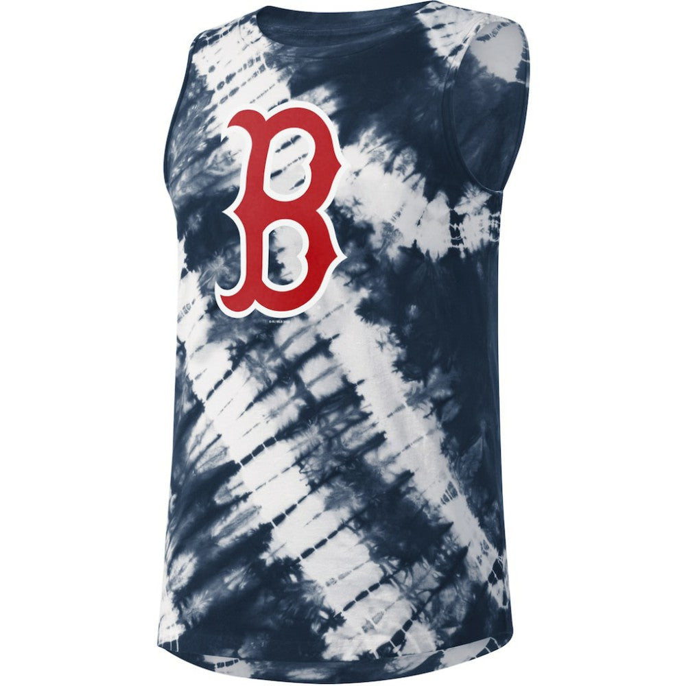 Boston Red Sox Touch Women's Money Ball Tie-Dye Tank Top - Navy - MLB Online