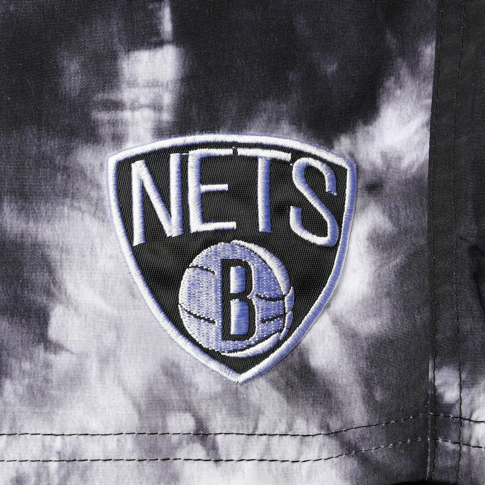 Brooklyn Nets G-III Sports by Carl Banks Splash Volley Swim Shorts Black