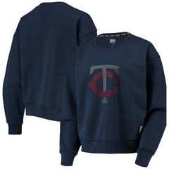 Minnesota Twins DKNY Sport Women's Carrie Pullover Sweatshirt - Navy - MLB Online