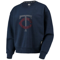 Minnesota Twins DKNY Sport Women's Carrie Pullover Sweatshirt - Navy - MLB Online