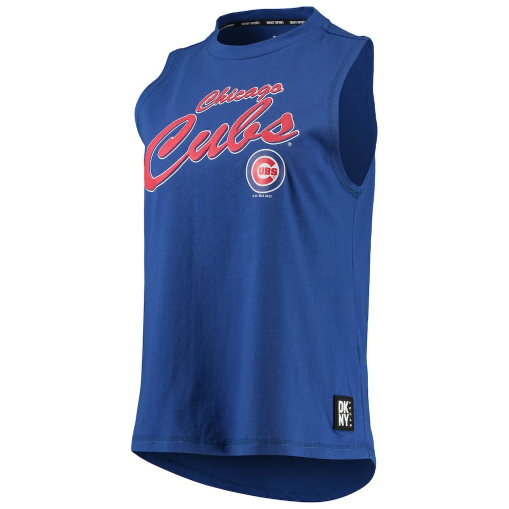 Chicago Cubs DKNY Sport Women's Marcie Tank Top - Royal - MLB on Sale
