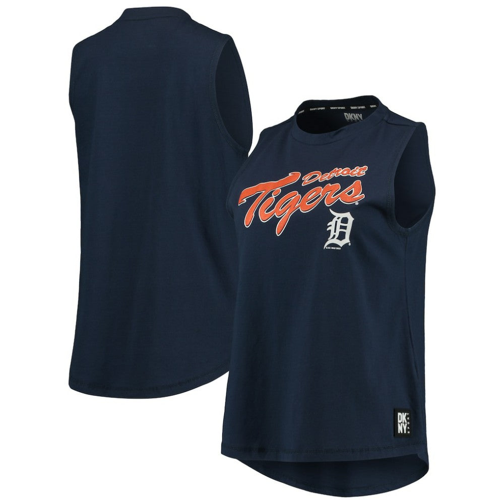 Detroit Tigers DKNY Sport Women's Marcie Tank Top - Navy - MLB Online