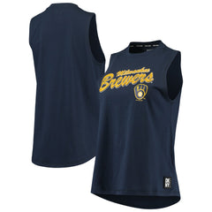 Milwaukee Brewers DKNY Sport Women's Marcie Tank Top - Navy - MLB on Sale