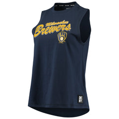 Milwaukee Brewers DKNY Sport Women's Marcie Tank Top - Navy - MLB on Sale