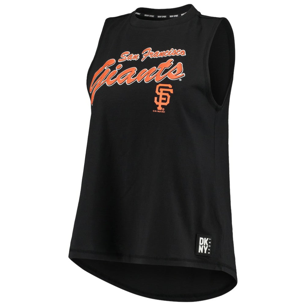 San Francisco Giants DKNY Sport Women's Marcie Tank Top - Black - MLB Discount