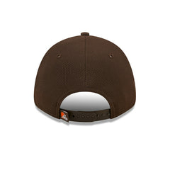 Cleveland Browns New Era Framed AF 9FORTY Snapback Hat Brown