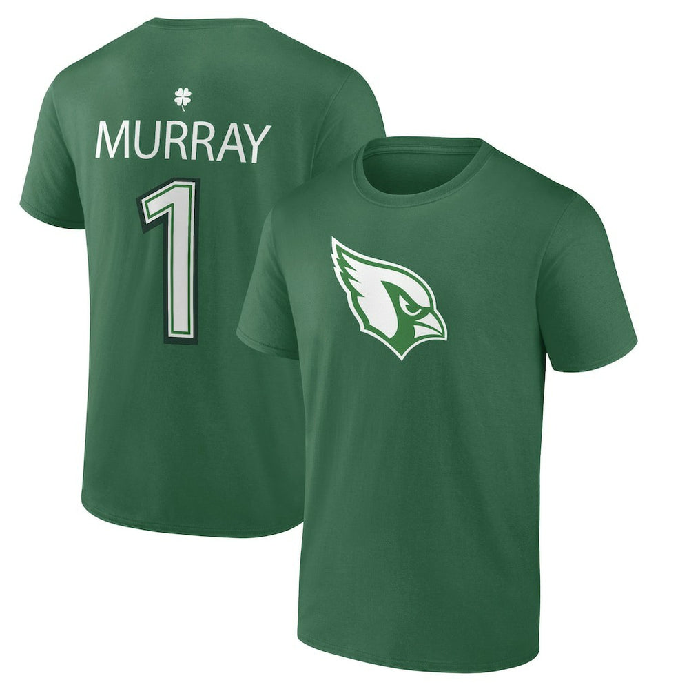 Fanatics Kyler Murray Arizona Cardinals St. Patrick's Day Icon Player T-Shirt Green