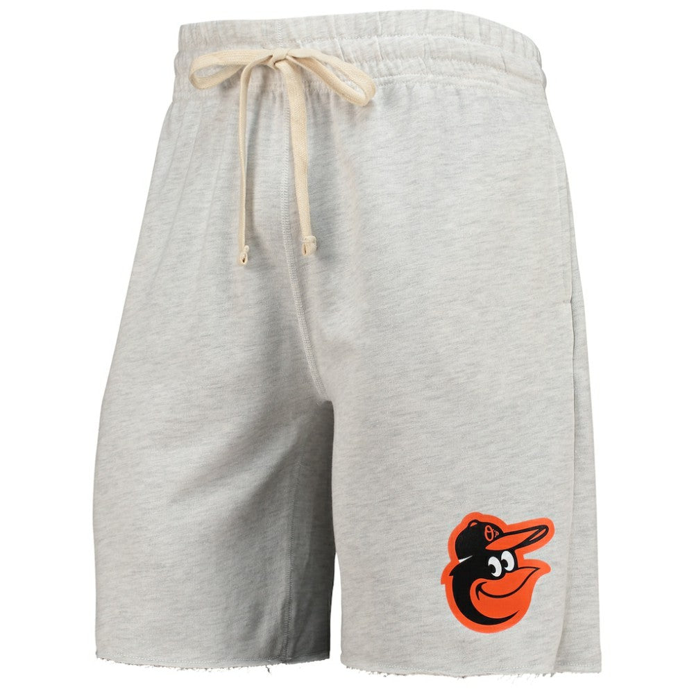 Baltimore Orioles Concepts Sport Mainstream Terry Tri-Blend Shorts - Oatmeal - MLB on Sale