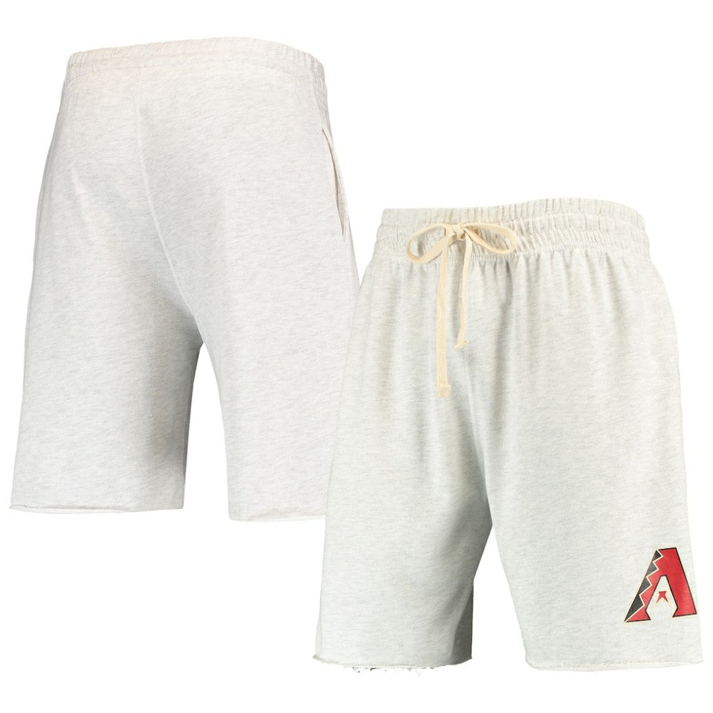 Arizona Diamondbacks Concepts Sport Mainstream Terry Tri-Blend Shorts - Oatmeal - MLB Online