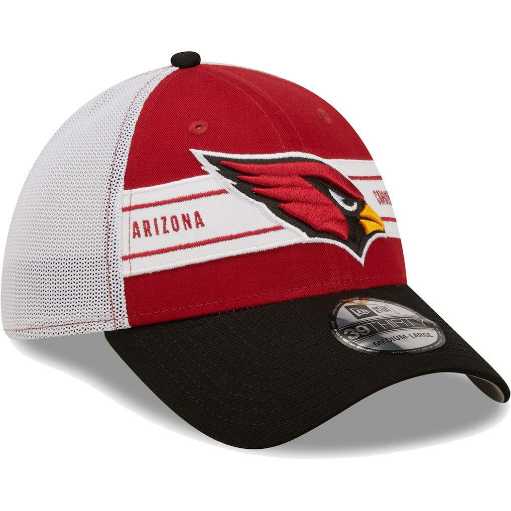 Arizona Cardinals New Era Team Banded 39THIRTY Flex Hat Cardinal/Black