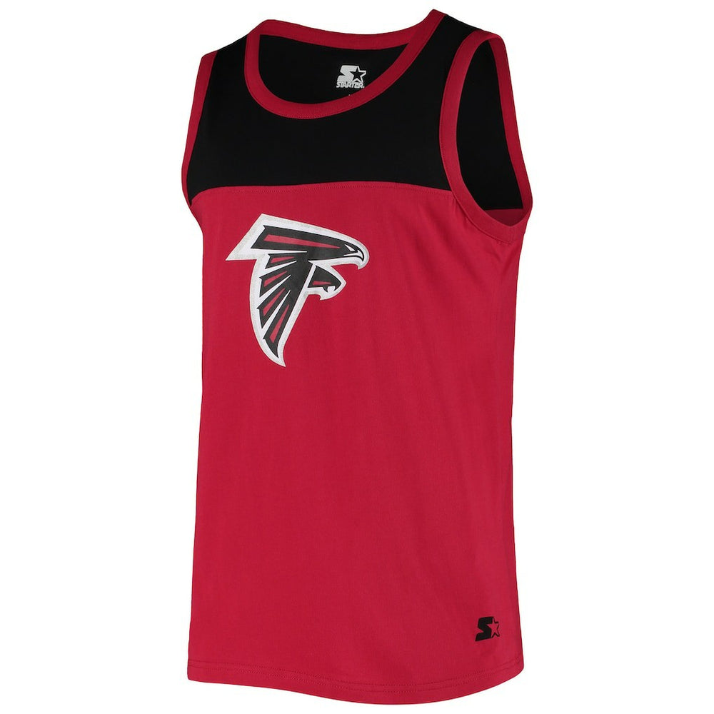 Atlanta Falcons Starter Team Touchdown Fashion Tank Top Red/Black
