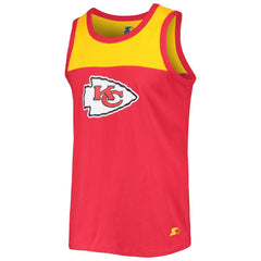 Kansas City Chiefs Starter Team Touchdown Fashion Tank Top Red/Gold