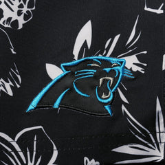 Carolina Panthers G-III Sports by Carl Banks Island Volley Swim Shorts Black