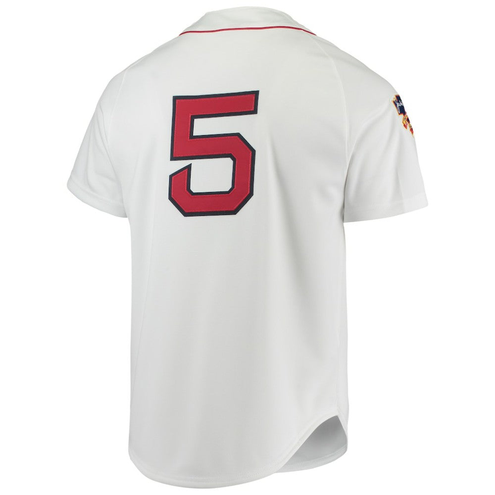 Nomar Garciaparra Boston Red Sox Mitchell & Ness 1997 Cooperstown Collection Authentic Jersey - White - Mitchell & Ness Lifestyle