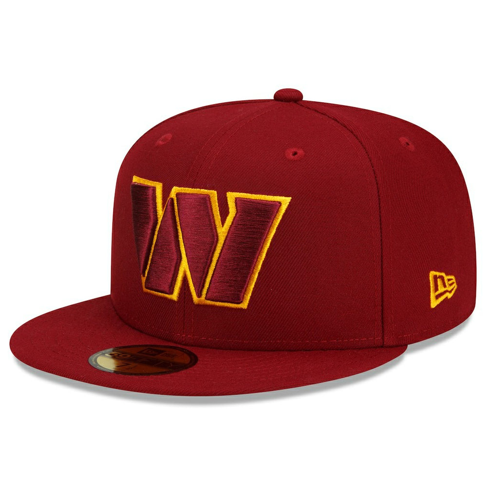 Washington Commanders New Era Team Basic 59FIFTY Fitted Hat Burgundy