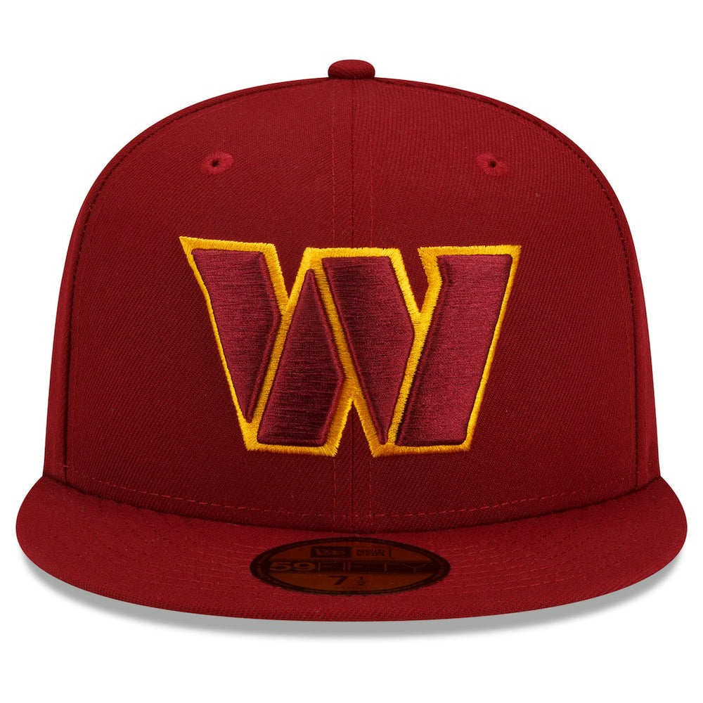 Washington Commanders New Era Team Basic 59FIFTY Fitted Hat Burgundy
