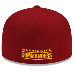 Washington Commanders New Era Team Basic 59FIFTY Fitted Hat Burgundy