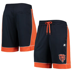 Chicago Bears Starter Fan Favorite Fashion Shorts Navy/Orange
