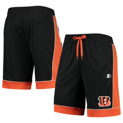 Cincinnati Bengals Starter Fan Favorite Fashion Shorts Black/Orange