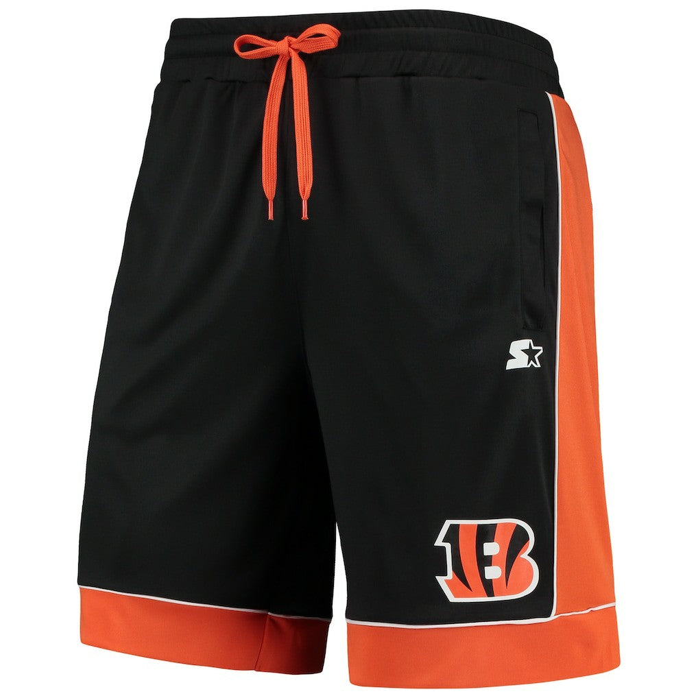 Cincinnati Bengals Starter Fan Favorite Fashion Shorts Black/Orange