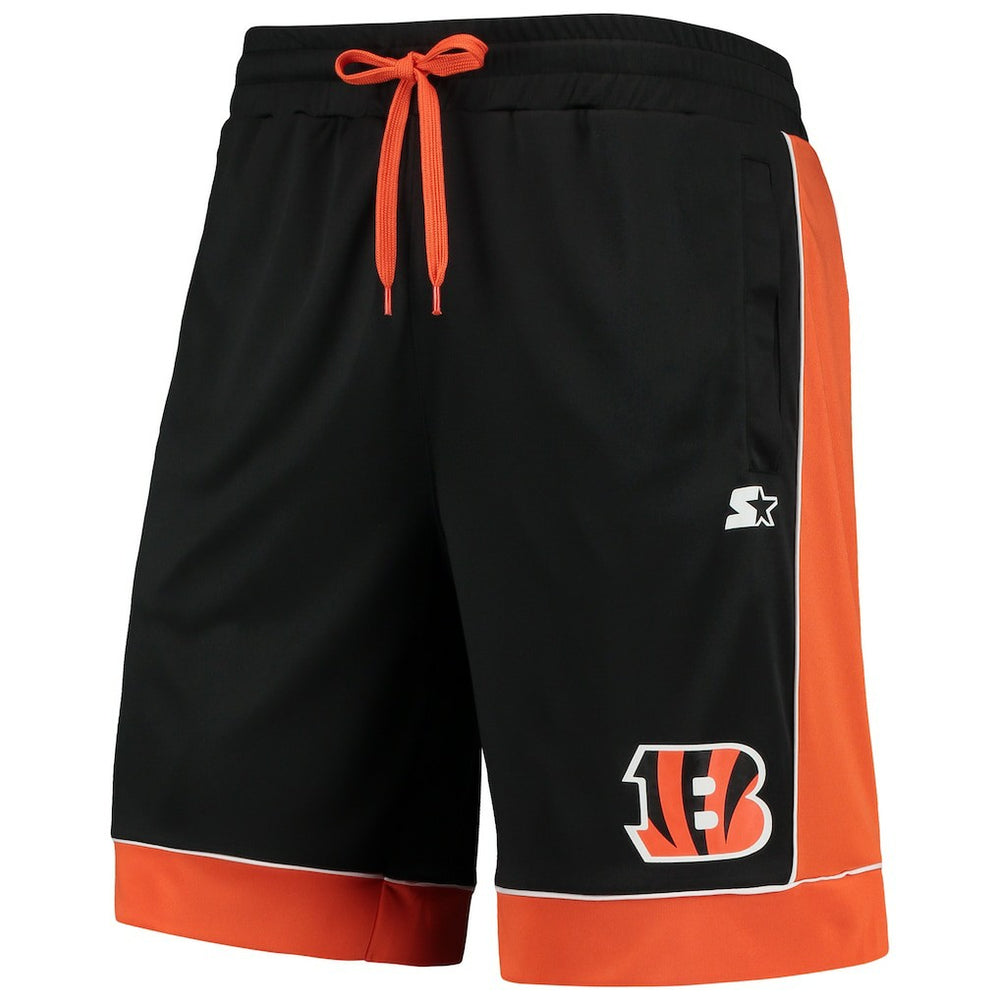 Cincinnati Bengals Starter Fan Favorite Fashion Shorts Black/Orange