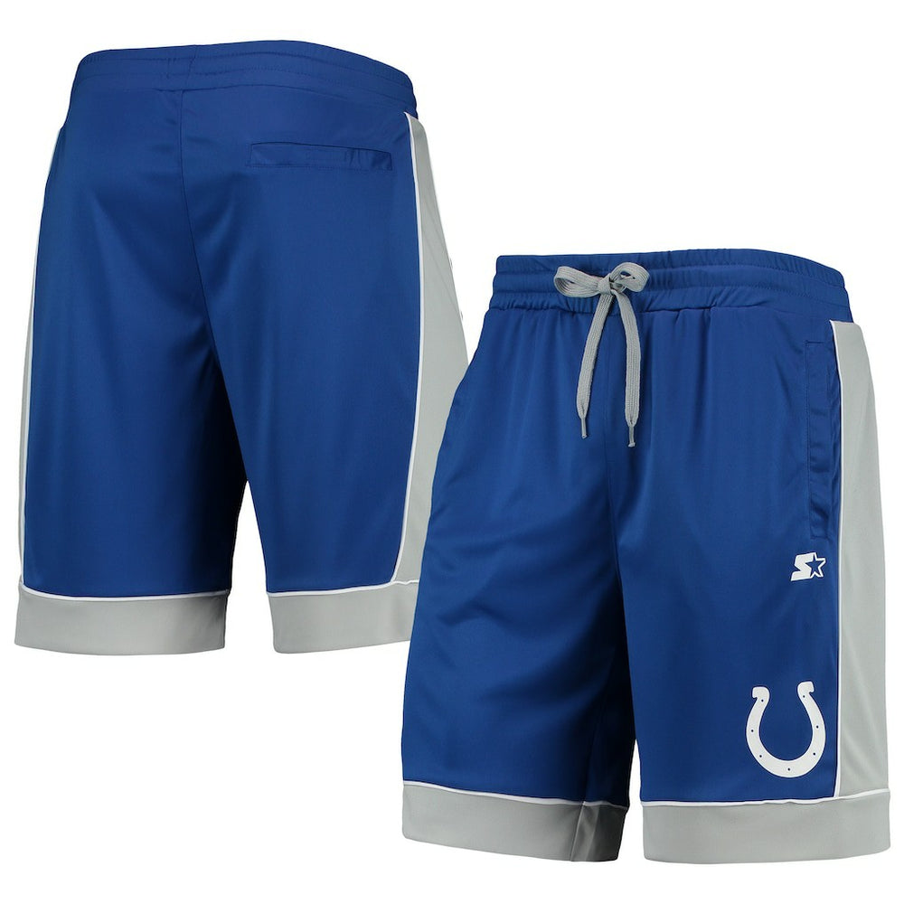 Indianapolis Colts Starter Fan Favorite Fashion Shorts Royal/Gray