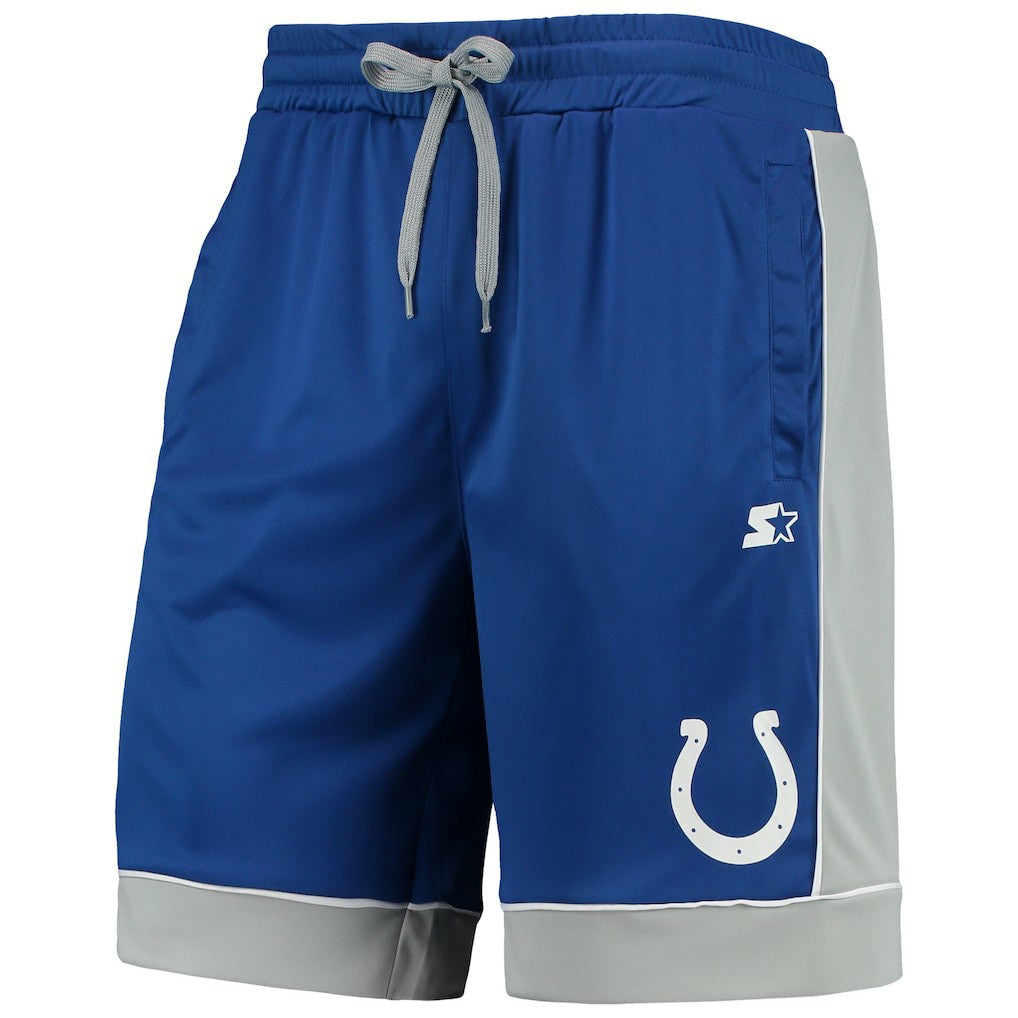 Indianapolis Colts Starter Fan Favorite Fashion Shorts Royal/Gray