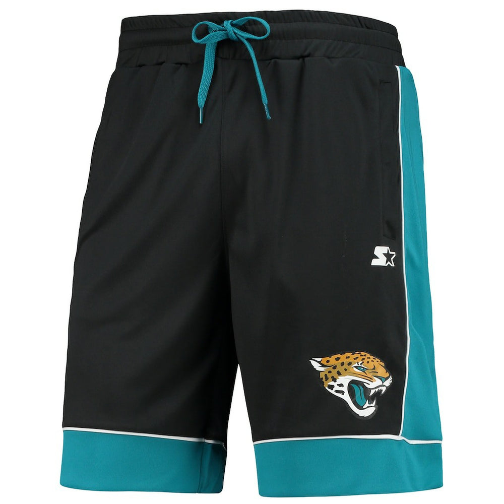 Jacksonville Jaguars Starter Fan Favorite Fashion Shorts Black/Teal