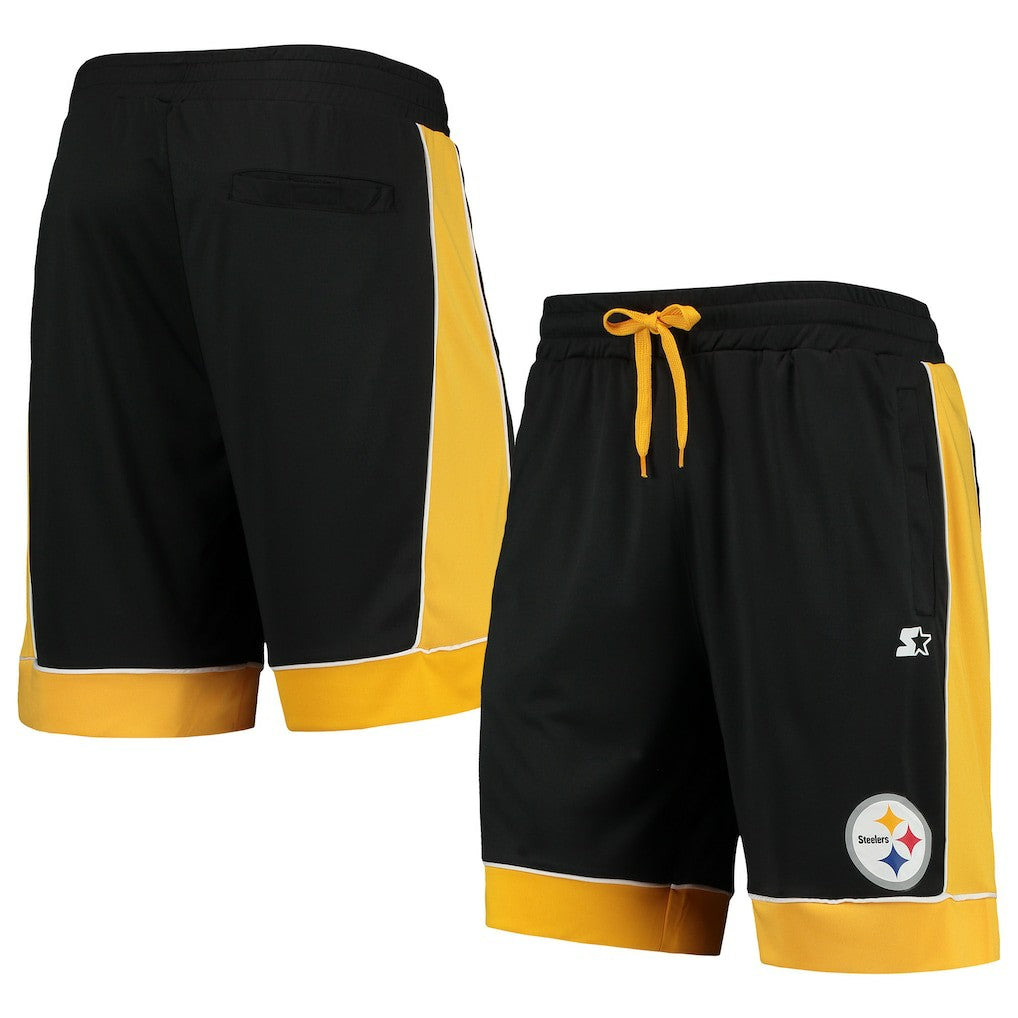Pittsburgh Steelers Starter Fan Favorite Fashion Shorts Black/Gold