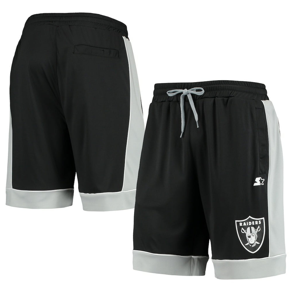 Las Vegas Raiders Starter Fan Favorite Fashion Shorts Black/Silver