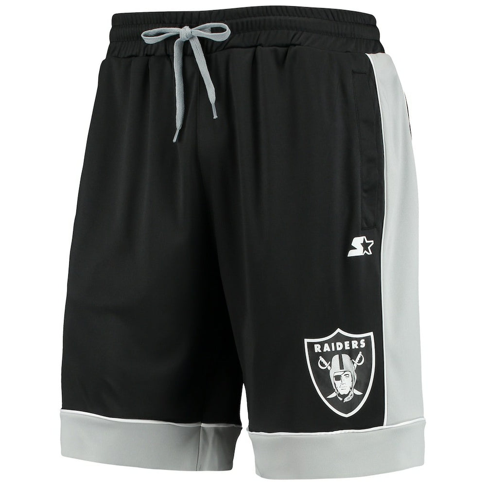 Las Vegas Raiders Starter Fan Favorite Fashion Shorts Black/Silver