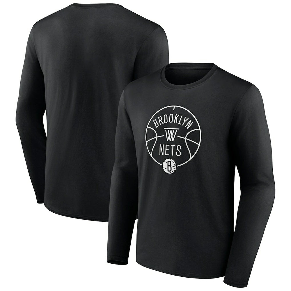 Brooklyn Nets Tip-Off Long Sleeve T-Shirt Black