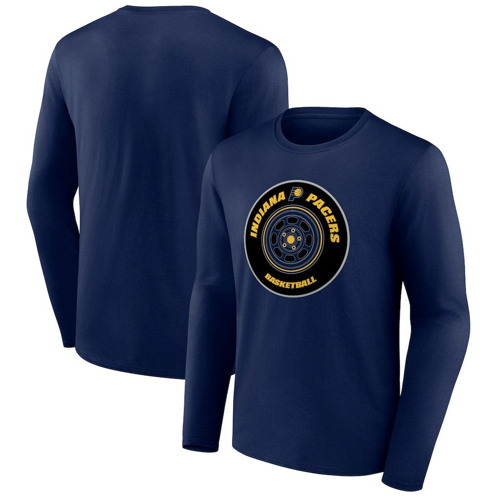 Indiana Pacers Tip-Off Long Sleeve T-Shirt Navy