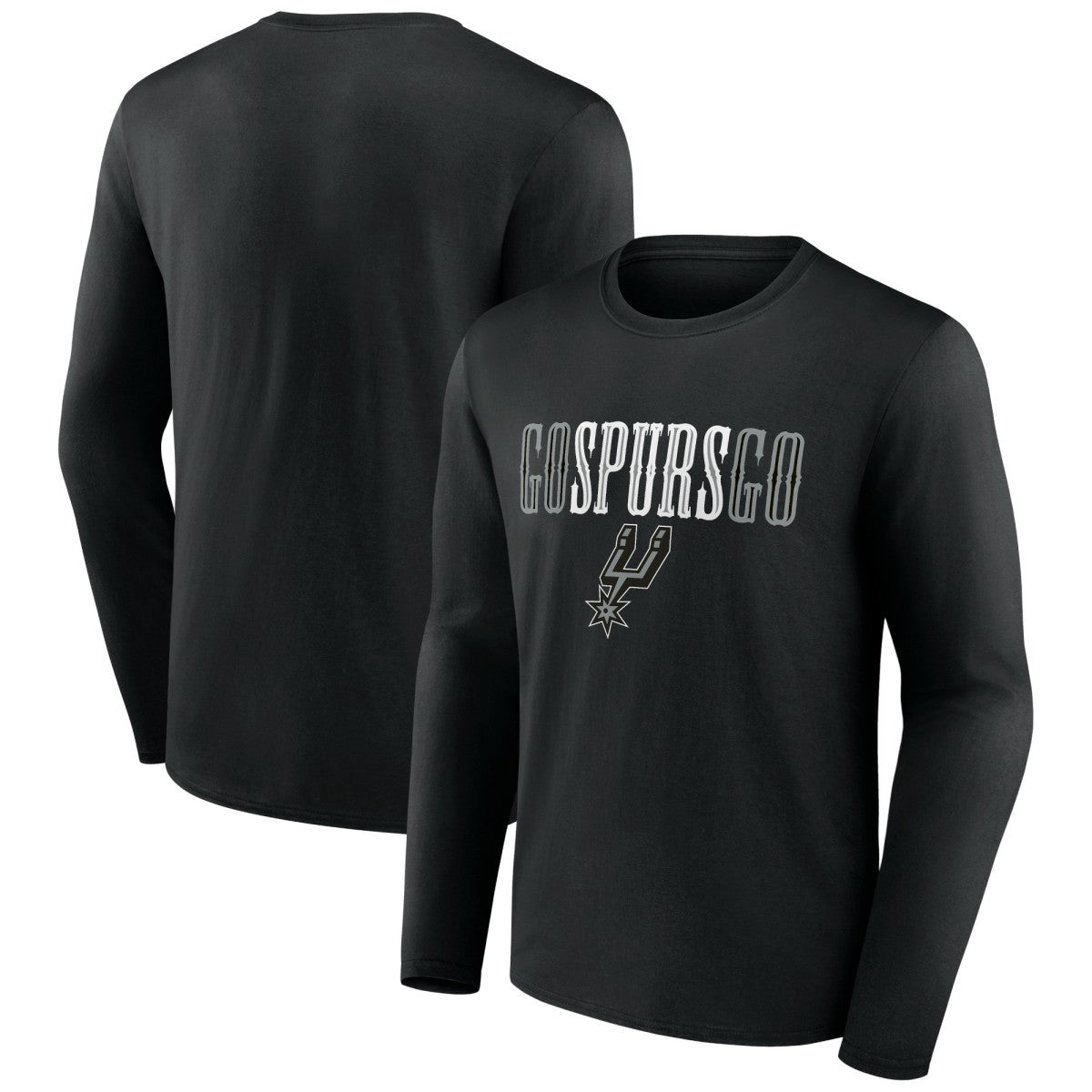 San Antonio Spurs Tip-Off Long Sleeve T-Shirt Black