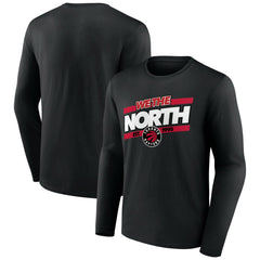 Toronto Raptors Tip-Off Long Sleeve T-Shirt Black