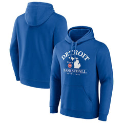 Detroit Pistons Tip-Off Pullover Hoodie Royal