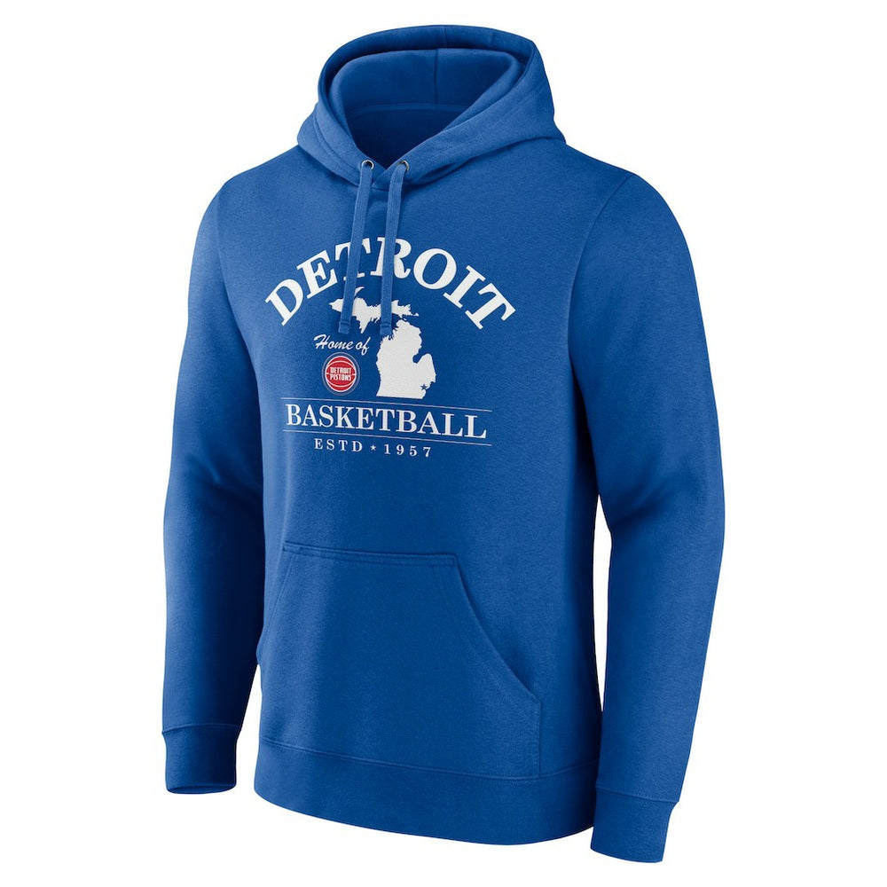 Detroit Pistons Tip-Off Pullover Hoodie Royal