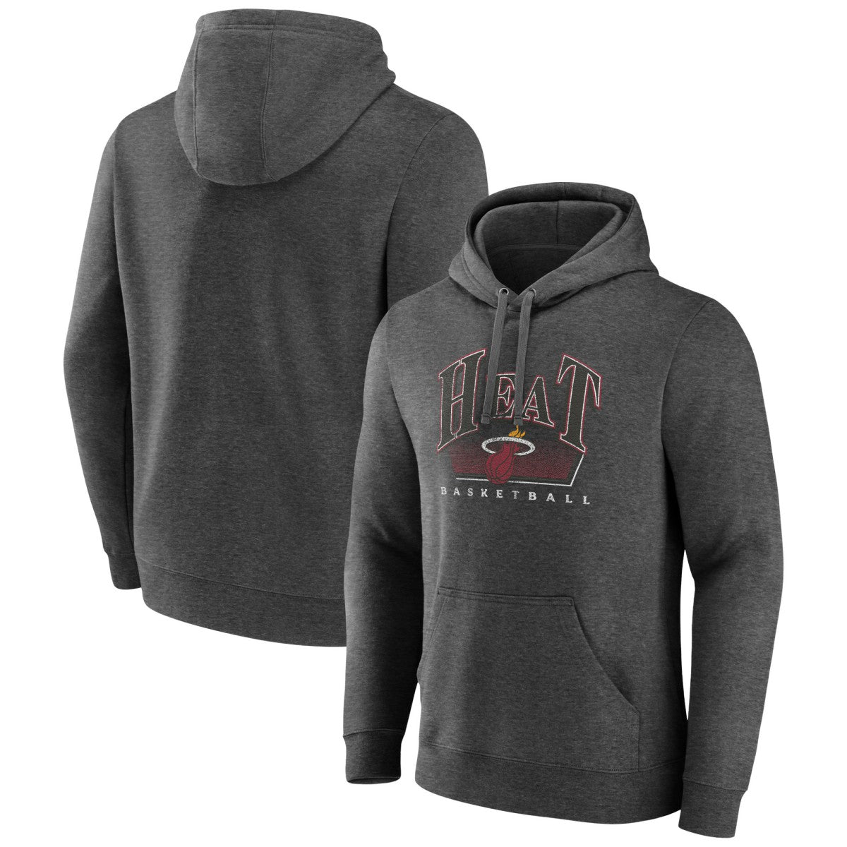 Miami Heat Selection Pullover Hoodie Charcoal